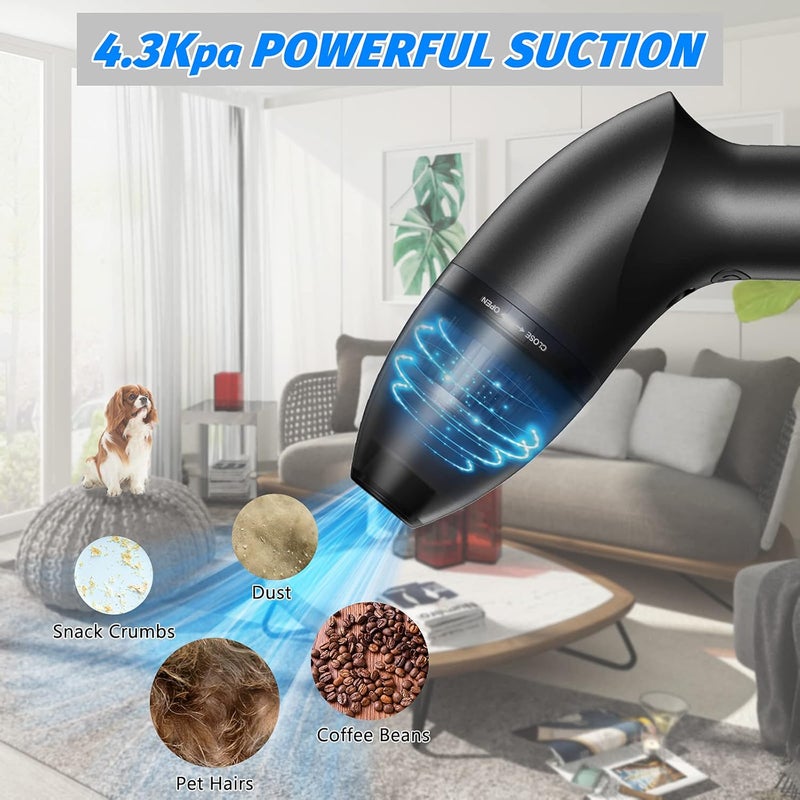 Hayousui 4.3Kpa Keyboard Vacuum Cleaner Mini：Handheld Computer Vacuum Cordless for Car Laptop Sewing Machine Portable Keyboard Vac USB Desk Crumbs Dust Cleaners - Image 2